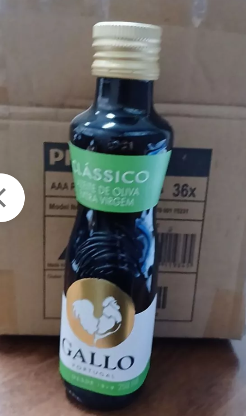 Pedido de João P. entregue: Gallo Extra Virgem 250ml
